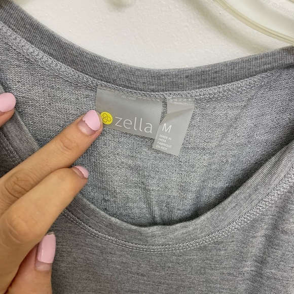 Fitted Rushed Grey Dress - Picture 2 of 3